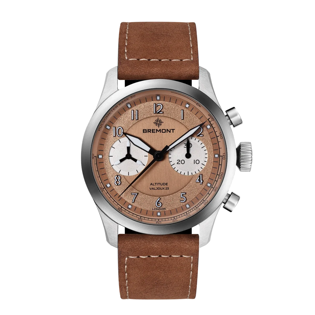 Bremont Altitude Chronograph Pulsograph Valjoux 23 ALT42-CHR-V-TI-SM-L-S