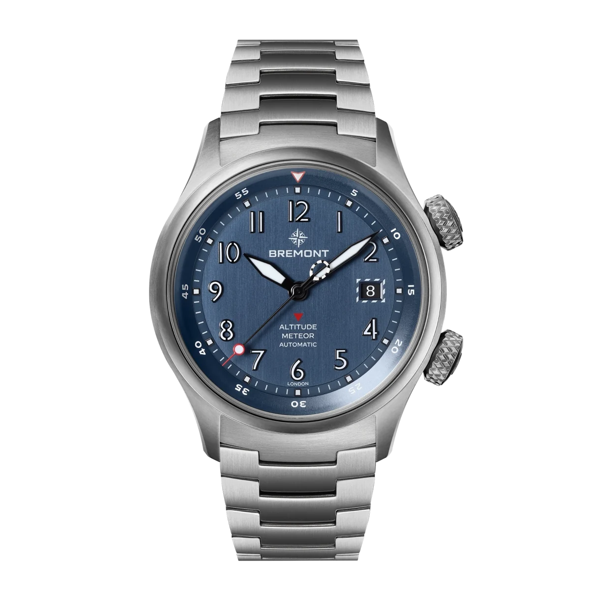 Bremont Altitude MB Meteor Blue Dial Blue Barrel Bracelet ALT42-MT-TI-BLBL-B