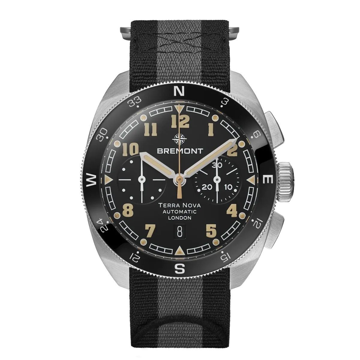 Bremont Terra Nova 42.5 Chronograph TN42-CHR-SS-BK-N-S