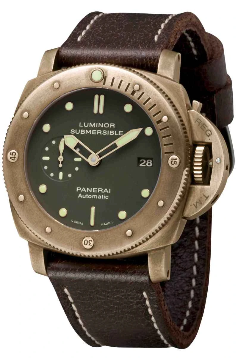 パネライが初のルミノール マリーナ ブロンズ ウォッチを発売。