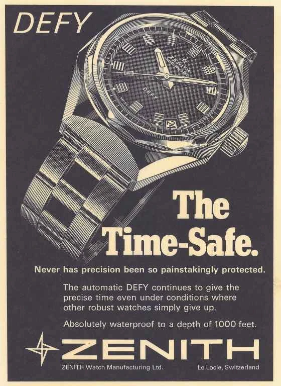 ZENITH真力时DEFY巅峰系列于1969年发布，以大胆设计与非凡坚固性著称.jpg