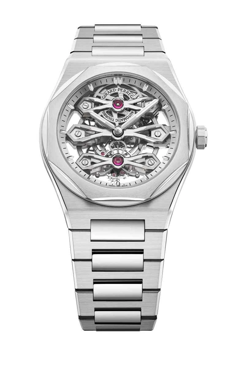 1、GP芝柏表Laureato桂冠系列三金桥陀飞轮腕表 型号：99112-58-3576-1CM_单品图.jpg