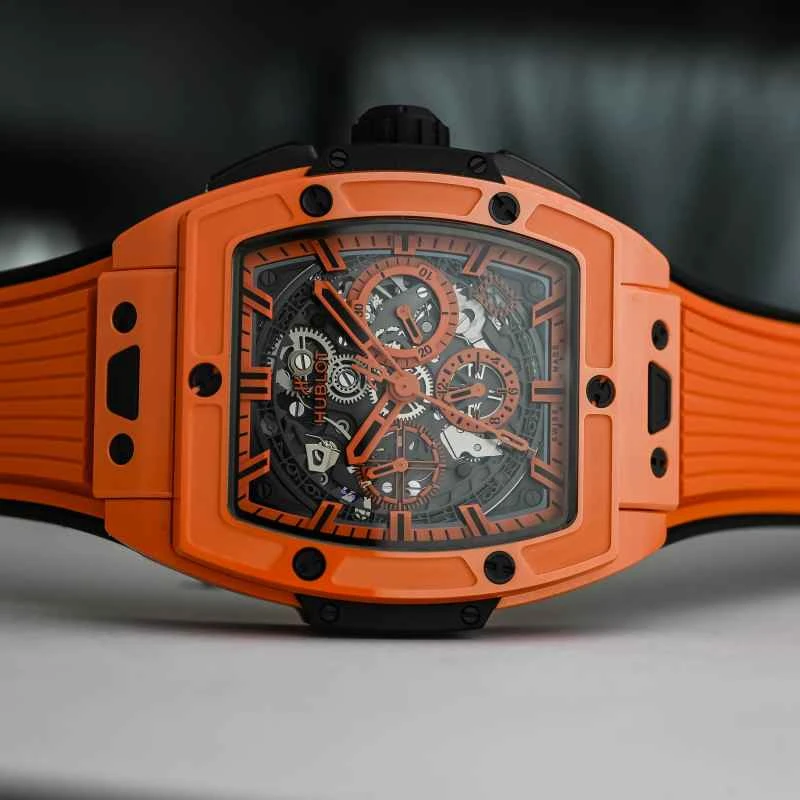 ウブロ ビッグバン ソウル オレンジ セラミック ウォッチの視覚的インパクト