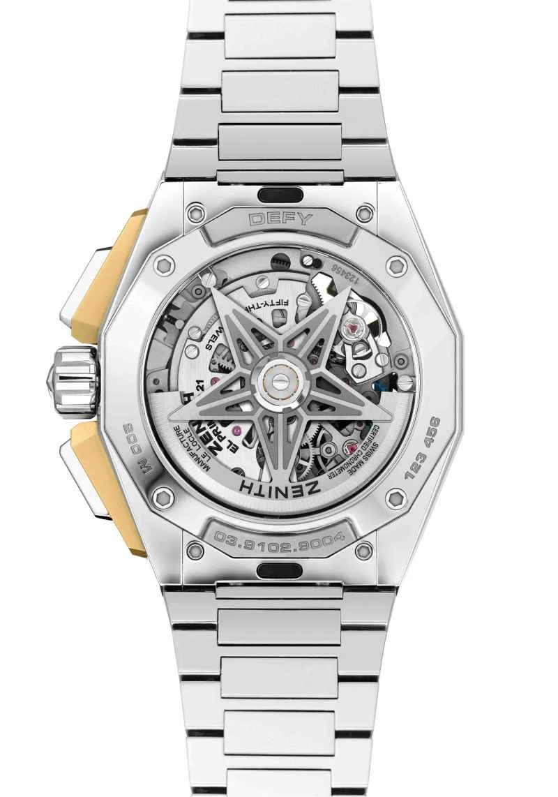 ZENITH真力时DEFY巅峰系列Extreme腕表青金石款搭载El Primero 9004型机芯，可精准测量至一百分之一秒_2.jpg