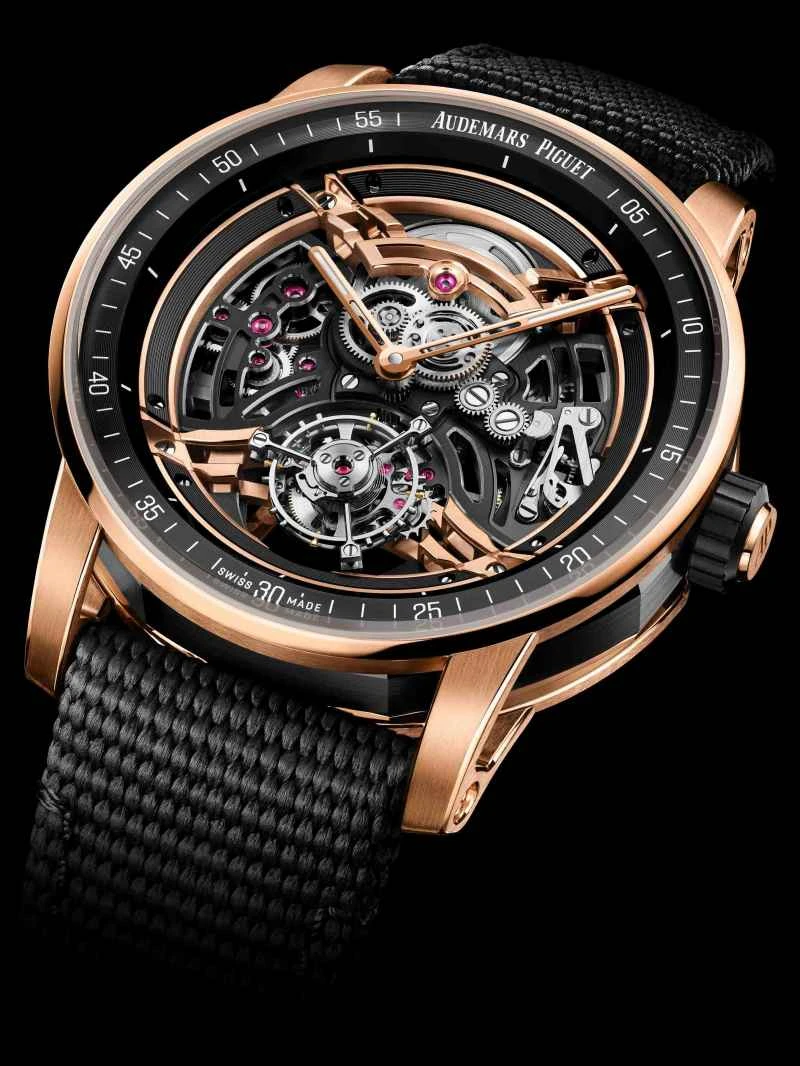 オーデマ ピゲの新作CODE 11.59シリーズ 自動巻きフローティングトゥールビヨン スケルトンウォッチ