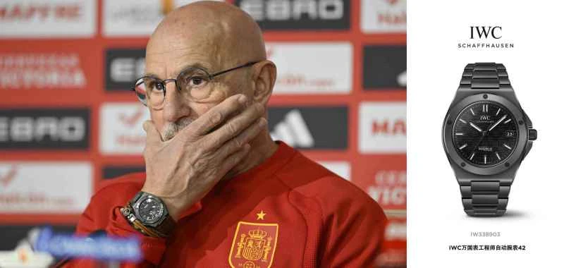 4.西班牙队主教练路易斯·德拉富恩特佩戴IWC万国表工程师系列自动腕表42（型号IW338903）.jpg
