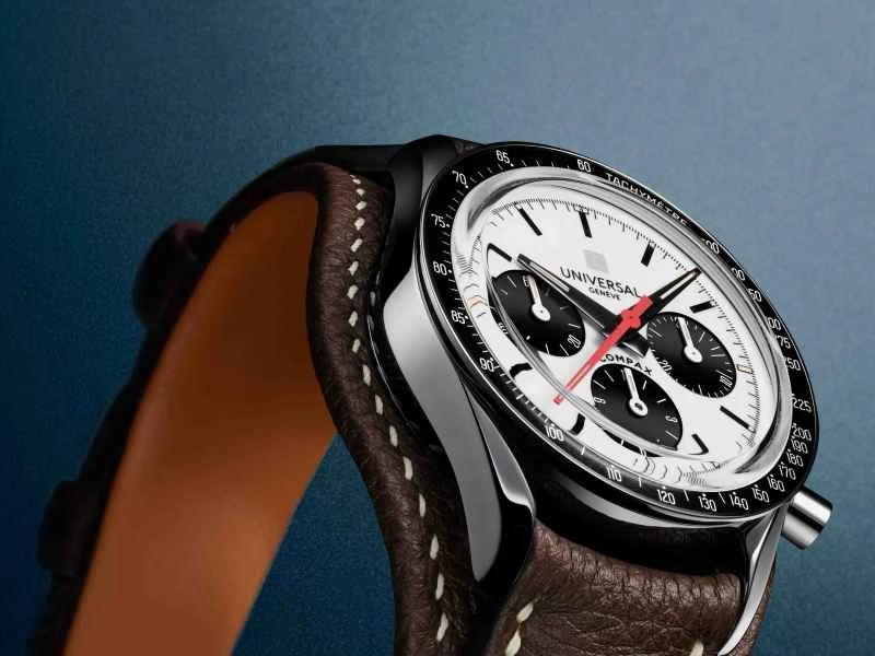 03_宇宙表 (Universal Genève) Tribute to Compax腕表_第一套白色珐琅表盘款情境图(1).jpg
