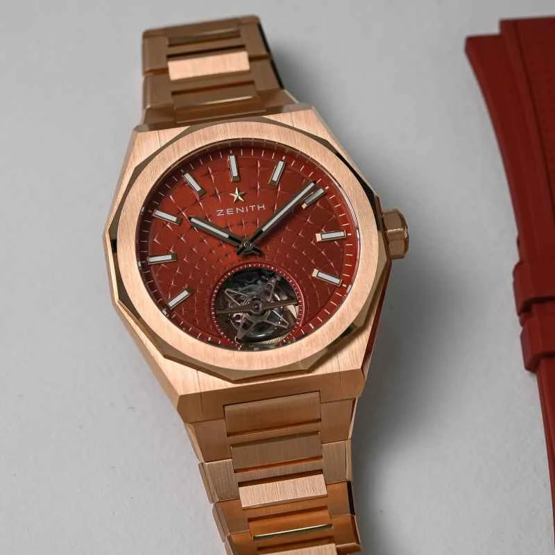 ゼニスの新作「デファイ スカイライン トゥールビヨン ローズゴールド」：日常使いのラグジュアリースポーツウォッチを再定義