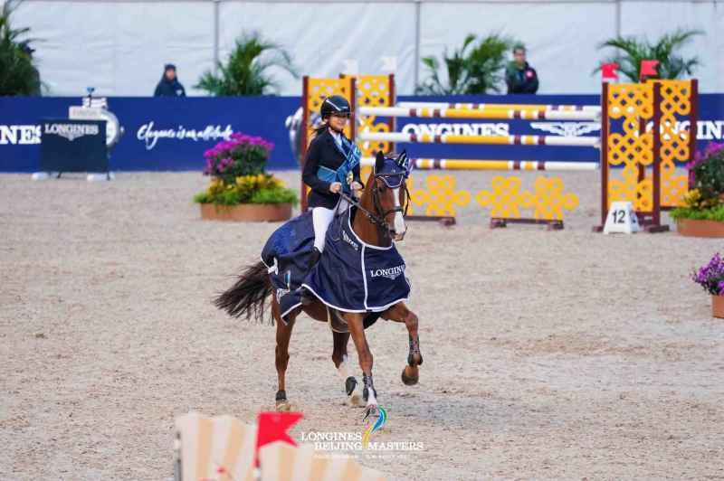 图14：15岁骑手Christella Tang 135CM EuroHorse精英赛（第二场）胜利骑乘.jpg