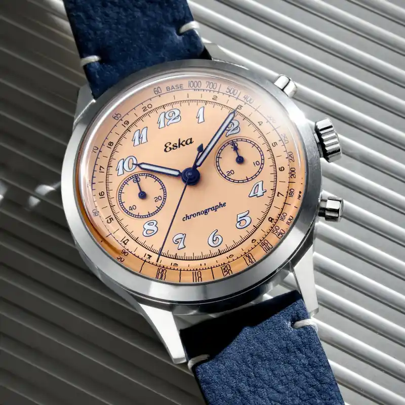 Eska は、モータースポーツのデザインセンスを披露する、500 ユーロ未満の価格の新しいレーシング クロノグラフ自動巻き時計を発表しました。