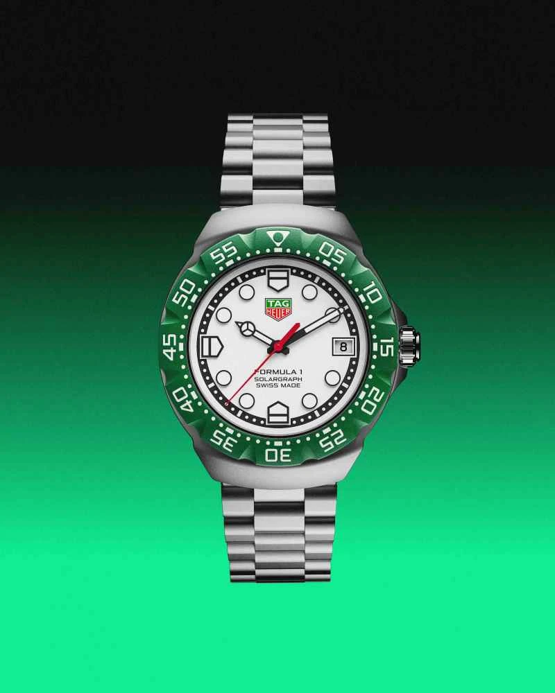 タグ・ホイヤーがソーラーグラフソーラーパワーウォッチ「F1シリーズ」を発売